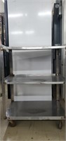 3-Tier Stainless Steel Rolling Cart