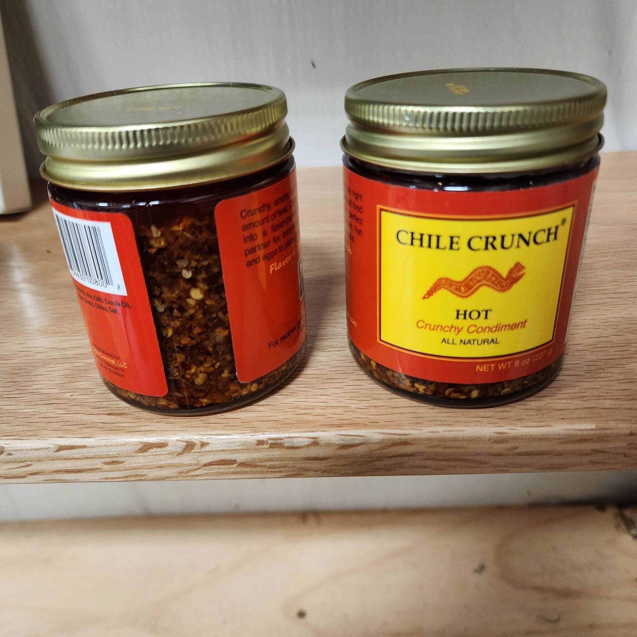Qty.2- Chile Crunch  "Hot" Condiment
