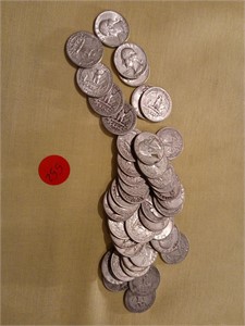 Silver Washington Quarters $10 FV