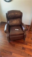 AMISH FURNITURE LEATHER RECLINER
