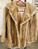 Vintage Intrigue Tissavel Fur Coat Light Brown