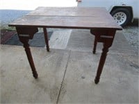 FARM TABLE - HAS REPAIRS - PICK UP ONLY