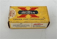 25cal Auto Western 50 Cartridges