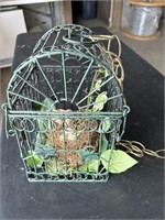 Decorative birdcage 9in. W/chain