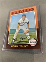 1975 Robin Yount Card (R)