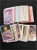 (125) 1970's & 1980's Basketball Cards w/ Stars