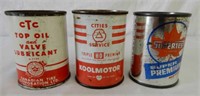 GROUPING  OF 3 - 4 OZ. CANS