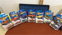 7 New Hot Wheels on card
