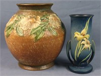 Roseville Dahlrose & Zephyr Lily Vases