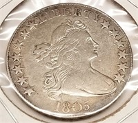 1805 Half Dollar F-VF