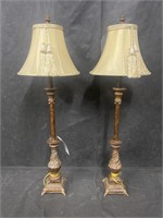 PAIR OF ACCENT  LAMPS