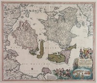 5 maps: West India Islands, Insulae Danicae...