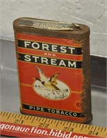 Vintage Forest and Stream tobacco tin