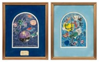 Tribe of Dan & Simeon, Marc Chagall Lithographs.