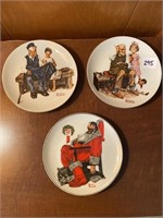 Norman Rockwell plate set