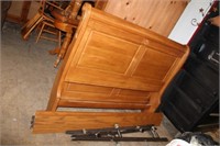 Oak Queen Size Sleigh Bed