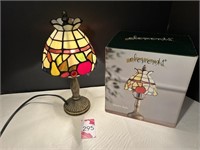 Sm Stained Glass Lamp 12"H