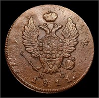 1811 Russia 2 Kopeks (IM PC) C# 118.4 Grades Selec