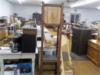Mission style oak framed Tall clock as is