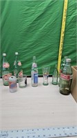 Collector bottles and glasses