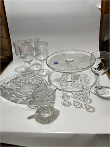 Various pieces of glass