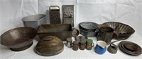 Lot of Antique Metal Kitchenware