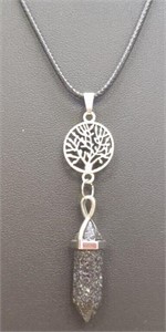 18" necklace with tree of life pendant