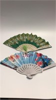 Sparkling Colorful Sequin Folding Hand Fan