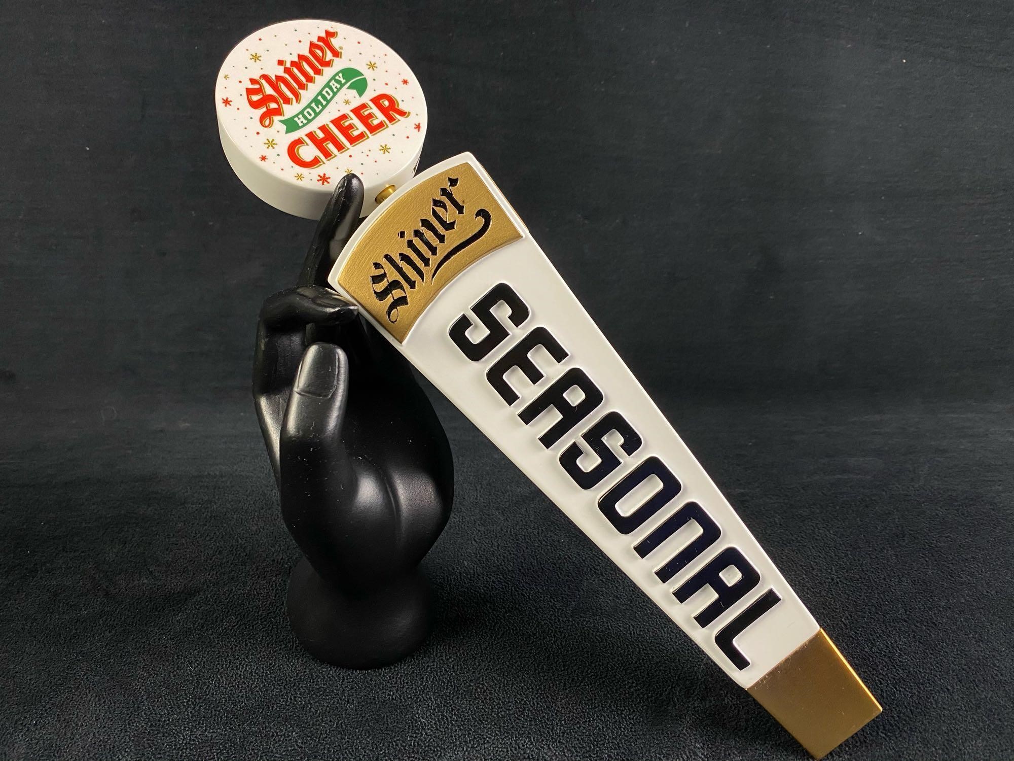 Shiner Cheer Tap Handle Ohio Seasonal Holiday Beer