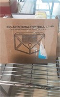 Solar powered LED interactive Wall lamps