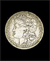 1884 Morgan Silver Dollar Philadelphia