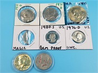 Assorted US coins, all post 1965               (11