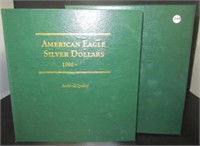 American 1 Oz. Silver Eagle Album 1986-2009.