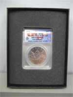 2013 Canadian Silver $5 Maple Leaf 25th