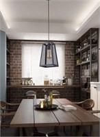 Mesh Iron Pendant Ceiling Lighting Fixture