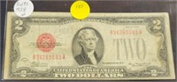 1928-D RED SEAL $2 NOTE