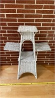 Wicker 3 Tier plant Stand 38 inches tall