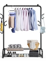 E9638  Sleek Wardrobe Stand & Closet Shelf
