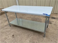 Like new 72x30 stainless steel table. NSF
