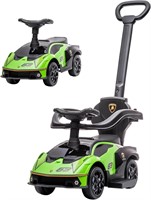 Aosom 2-in-1 Ride On Push Car for Toddlers 1-3  Li
