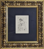 Pierre-Auguste Renoir "Bather Standing" COA