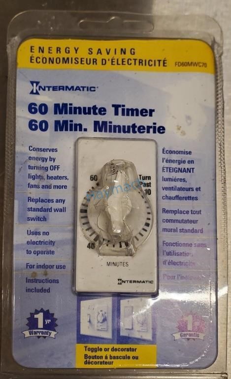 INTERMATIC 60 MINUTE TIMER