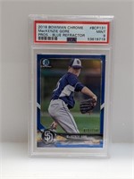 2018 Bowman Chrome Blue Ref /150 Gore PSA 9