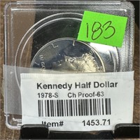 1978-S PROOF JFK HALF DOLLAR