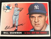 1955 Topps #22 Bill Skowron Mid grade Condition. S