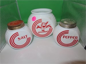 Vintage Salt - Pepper & Grease Jar (no lid for