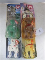 4 COLLECTIBLE TY BEANIE BABIES