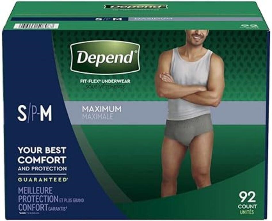 (N) Depend Men's Maximum Absorbency Underwear Smal
