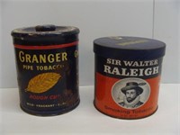 GRANGER and RALEIGH Tobacco Tins