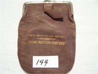 CHOICE - Potosi Brewing Co Leather Money Purse